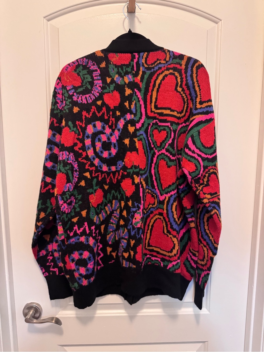 Farm Rio Mixed Rainbow Wild Hearts Snakes Cardigan - Picture 7 of 8